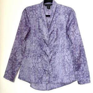 Lavender Calvin Klein Jeans Button Up Top